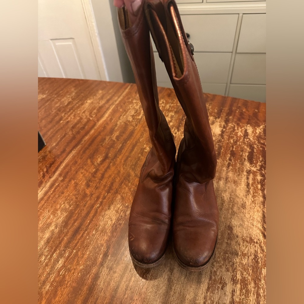 FRYE Melissa Boots, size 8 extended calf
